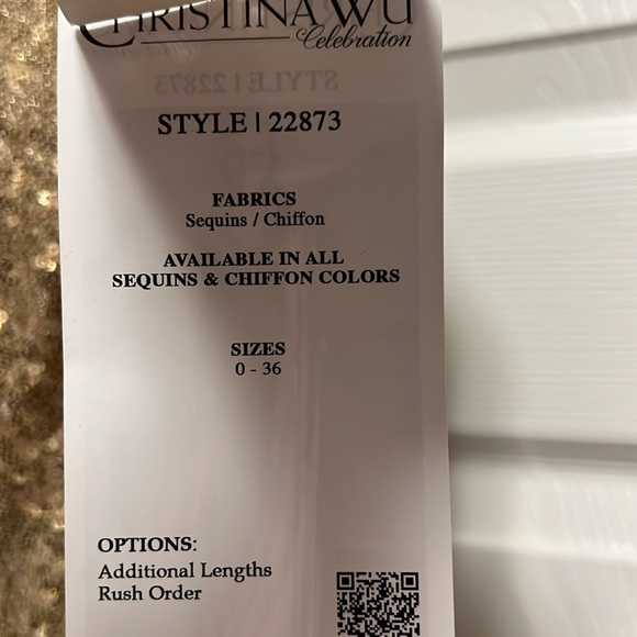 CHRISTINA WU DRESS - Picture 3 of 13